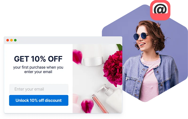 email capture graphics for referral marketing