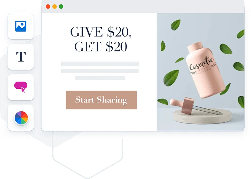 simplify referral program process for beauty